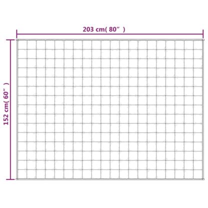 Gewichtsdecke Grau 152x203 cm 7 kg Stoff - Image 6