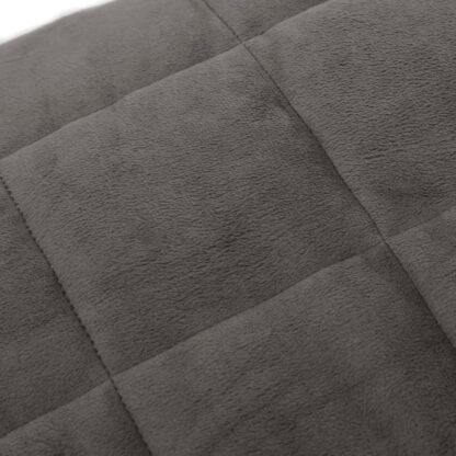 Gewichtsdecke Grau 200x220 cm 9 kg Stoff - Image 4