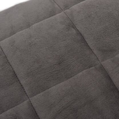 Gewichtsdecke Grau 200x220 cm 13 kg Stoff - Image 4