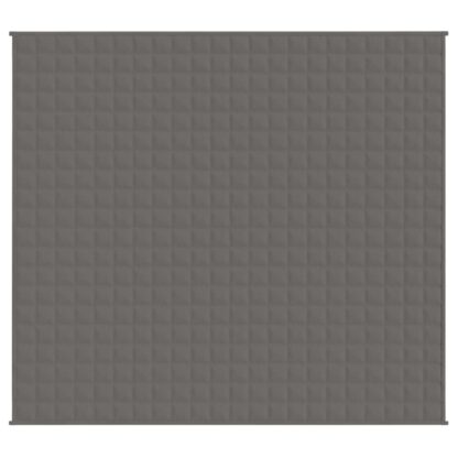 Gewichtsdecke Grau 200x230 cm 13 kg Stoff - Image 2