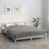 Gewichtsdecke Grau 200x230 cm 13 kg Stoff