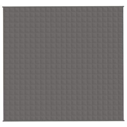 Gewichtsdecke Grau 220x230 cm 11 kg Stoff - Image 2
