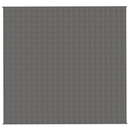 Gewichtsdecke Grau 220x240 cm 15 kg Stoff - Image 2