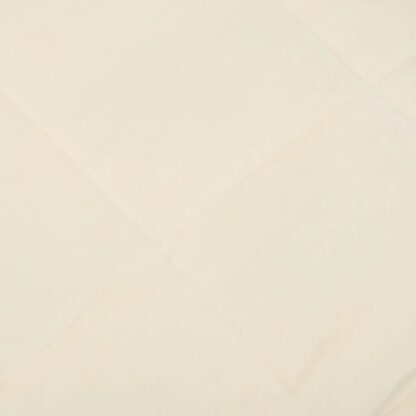 Gewichtsdecke Hellcreme 200x220 cm 13 kg Stoff - Image 4