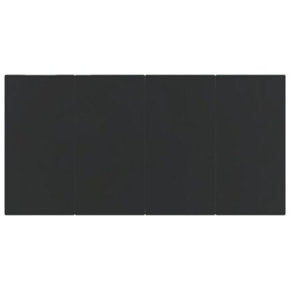 5-tlg. Garten-Essgruppe Schwarz Poly Rattan - Image 8