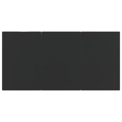 5-tlg. Garten-Essgruppe Schwarz Poly Rattan - Image 8