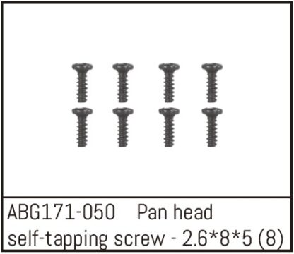 Pan Head Self-tapping Screw M2.6*8*5 (8)