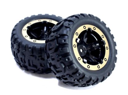 Slyder MT Wheels/Tires Assembled (Black/Gold)