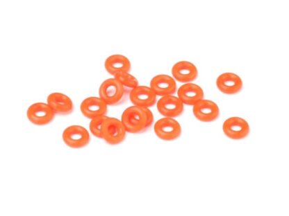 SILICONE O-RING P-3 (#40/ORANGE/20pcs)