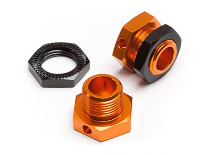 Trophy Buggy - 5mm Hex Wheel Adapters  (Orange/Black)