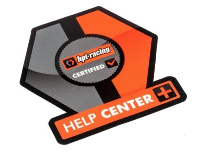 HPI HELP CENTER SHOP WINDOW STICKER