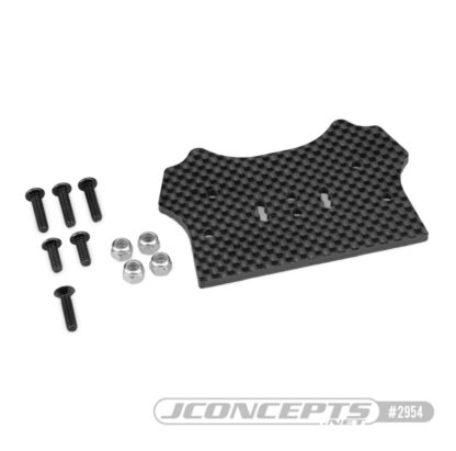 HB D8T front body mount adaptor carbon fiber w/hardware