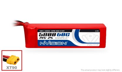 LiPo 5800mAh 2S 7.4V 60C (XT90 plug)