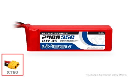 LiPo 2400mAh 3S 11.1V 35C (XT60 plug)