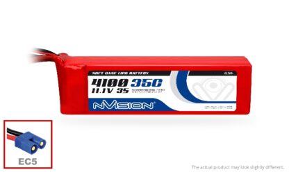 LiPo 4100mAh 3S 11.1V 35C (EC5 plug)