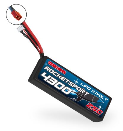 Rocket Sport 4300 LiPo 11,1V (3S, Dean's-Stecker, 138.5x46.5x31)