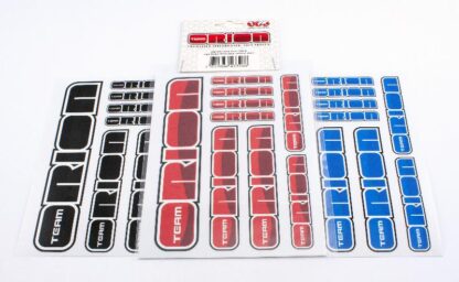 Team Orion 2014 Logo Sticker Sheet (3pcs, red-blue-black)