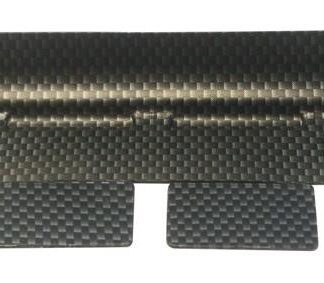 RIDE High Downforce - Carbon Pattern Wing Precut IFMAR sized