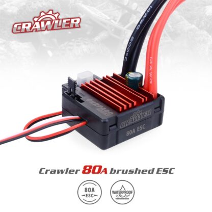 SURPASS 550 Brushed skewed armature 5 slot 12T 13400 RPM + ESC BRUSH 80A for Crawler - Image 2