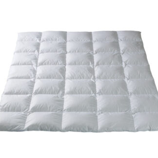 Ganzjahres Duvet 160 x 210 cm, mit Gänsedaunen und Microgelfasern 750 g