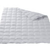 Sommer Duvet - Percale (100% Baumwolle) - Neue, reine Entendaunen weiss, 90%