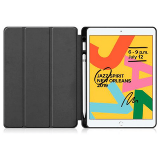 Just in Case Smart Tri-Fold Case (mit Pencil halter) Schwarz Apple iPad 2019/2020/2021