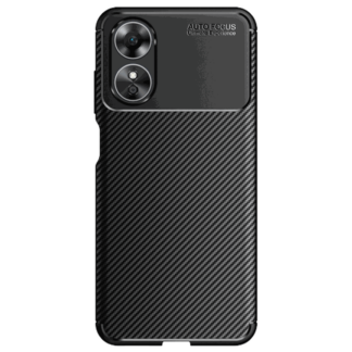 Just in Case Rugged TPU Back Cover Schwarz OPPO A17
