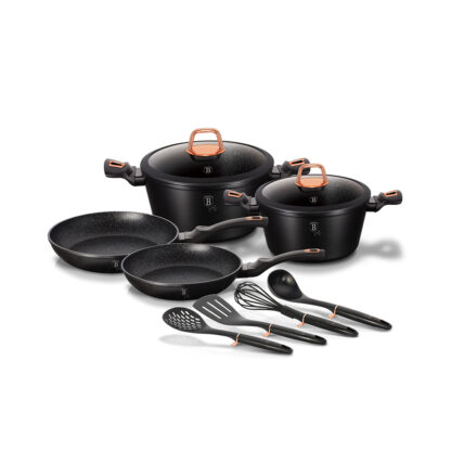 10-teiliges Kochgeschirr-Set Black Rose Edition