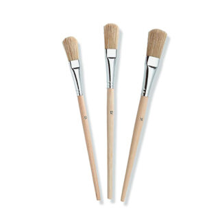 Emaillelackpinsel-Set 3-tlg helle Borste
