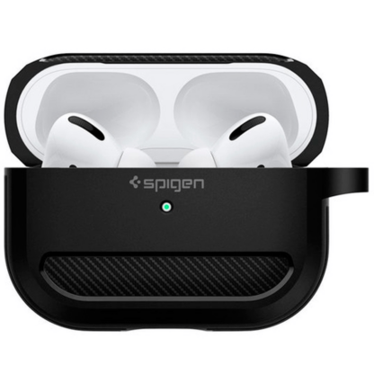 Spigen Rugged Armor Hülle Schwarz Airpods Pro - Image 2