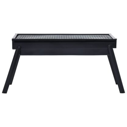 Tragbarer Camping-Grill Stahl 60×22,5×33 cm - Image 2
