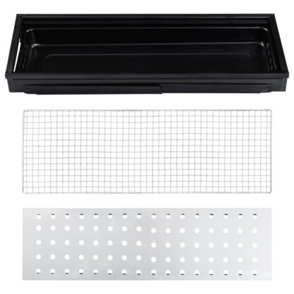 Tragbarer Camping-Grill Stahl 60×22,5×33 cm - Image 6