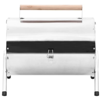 Tragbarer Tisch-Holzkohlegrill Edelstahl Doppelrost - Image 4