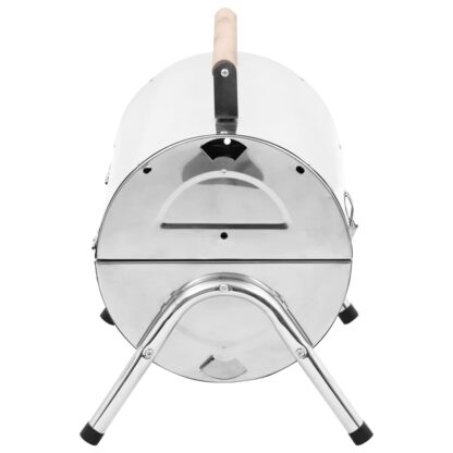 Tragbarer Tisch-Holzkohlegrill Edelstahl Doppelrost - Image 5