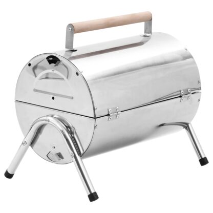Tragbarer Tisch-Holzkohlegrill Edelstahl Doppelrost - Image 6