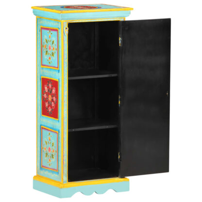 Highboard Handbemalt 40x30x90 cm Mango Massivholz - Image 2