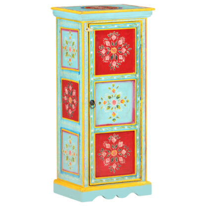 Highboard Handbemalt 40x30x90 cm Mango Massivholz - Image 11
