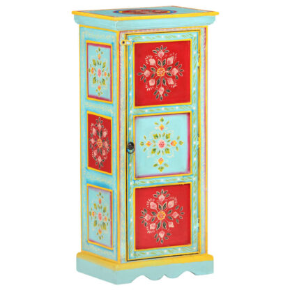 Highboard Handbemalt 40x30x90 cm Mango Massivholz - Image 8