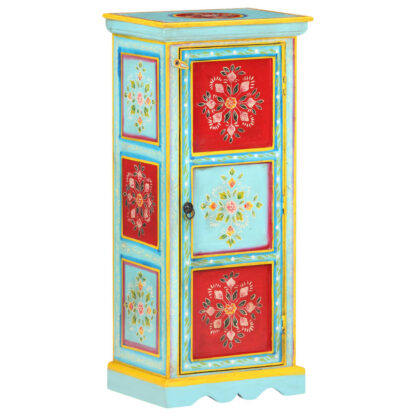 Highboard Handbemalt 40x30x90 cm Mango Massivholz - Image 9