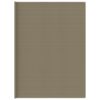 Zeltteppich Taupe 400x800 cm HDPE