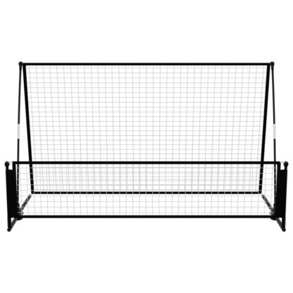 2-in-1 Rebounder und Fußballtor 202x104x120 cm Stahl - Image 3