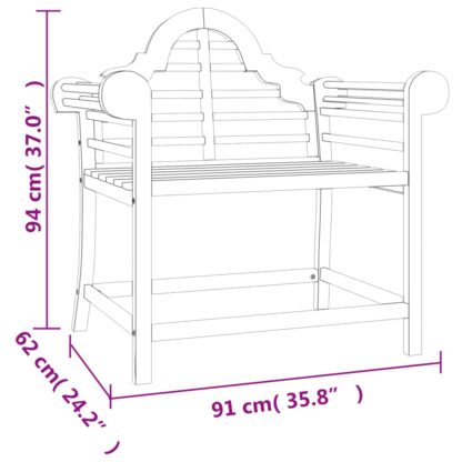 4-tlg. Garten-Lounge-Set Massivholz Teak - Image 7