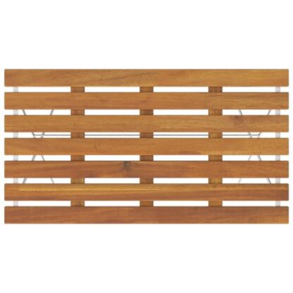 5-tlg. Bistro-Set Klappbar Massivholz Akazie und Stahl - Image 10