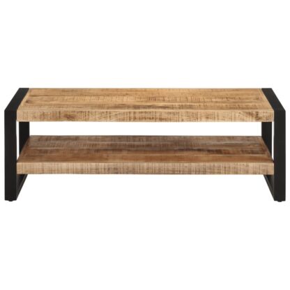 Couchtisch 120x55x40 cm Massivholz Mango - Image 2