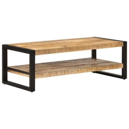 Couchtisch 120x55x40 cm Massivholz Mango - Image 9