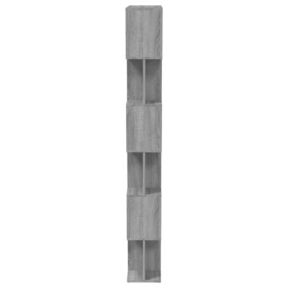 Bücherregal/Raumteiler Grau Sonoma 80x24x192 cm Holzwerkstoff - Image 6