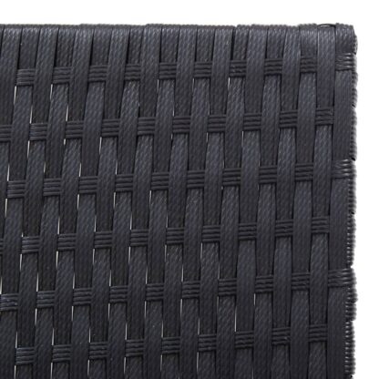 Sonnenliegen mit Auflagen 2 Stk. Poly Rattan Massivholz Akazie - Image 11