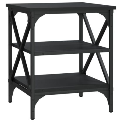 Beistelltische 2 Stk. Schwarz 40x42x50 cm Holzwerkstoff - Image 5