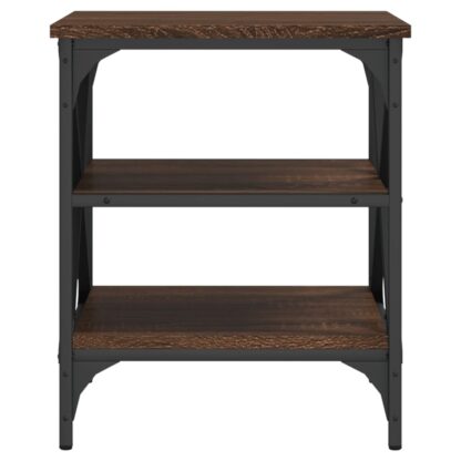 Beistelltische 2 Stk. Braun Eichen-Optik 40x42x50 cm - Image 6