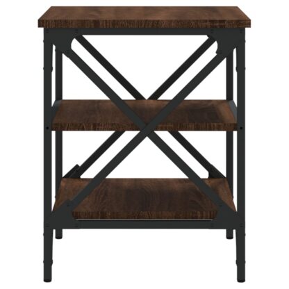 Beistelltische 2 Stk. Braun Eichen-Optik 40x42x50 cm - Image 7